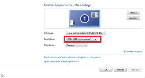 Comment Changer la résolution d'écran sous Windows 7